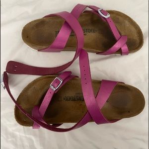 Yara Birkenstock Pink Sandals